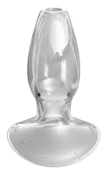 AFE Glass Tunnel Plug Beginner 9.6 cm Transparent Borosilicate