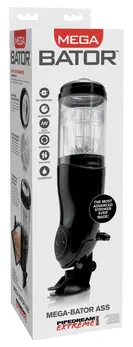 Pipedream Mega-Bator Black/Clear Automatic Intimate Device 27.9cm