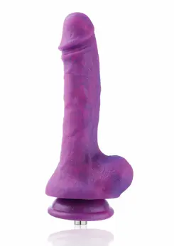 Hismith KlicLok System Attachment 19 cm Premium Silicone Purple