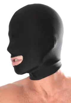 FFS Spandex Open Mouth Hood - Lightweight Stretch Fabric Mask