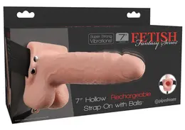 Fetish Fantasy Series 7 Hollow Strap-On Vibrator Light 18.9cm