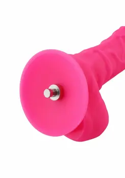 Hismith KlicLok 21 cm Silicone Attachment Pink with Suction Base