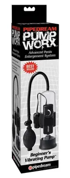Pipedream Beginner Vibrating Pump Transparent 22cm Multi-Speed System