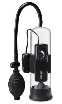 Pipedream Beginner Vibrating Pump Transparent 22cm Multi-Speed System