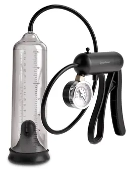 Pipedream Pro-Gauge Power Pump Transparent 21.6cm Pressure System