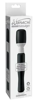 Pipedream Wanachi Mini Massager Black Multi-Speed 21cm Compact Wand