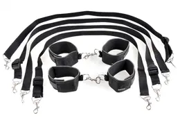 FFS Cuff & Tether Set Black - Adjustable Restraint System