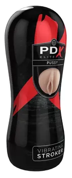 Pipedream PDX Vibrating Intimate Stroker 17.5 cm TPR Flesh