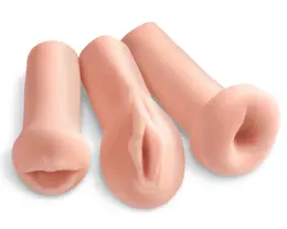 Pipedream PET Series Trio Intimate System Set, 3-Textured Models, TPR