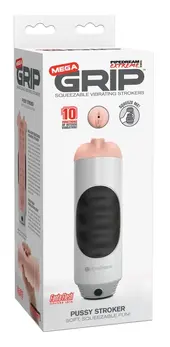 Pipedream Mega Grip Vibrating Intimate Machine, 23.7 cm, Black