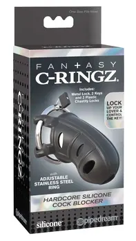 FCR Hardcore Silicone Chastity Device with Adjustable Fit 9.5 cm