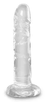Pipedream KCC 6 Model with Suction Base, 17.8 cm, TPE, Beige