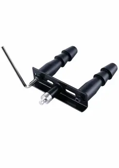 Hismith Double Vac-U-Lock Adapter - Dual Attachment System, Silver