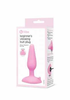 b-Vibe Beginner’s Vibrating Plug Black 4 Speeds 6 Patterns Waterproof