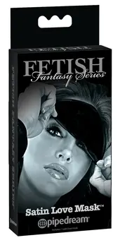FFSLE Satin Eye Cover Black - Soft Adjustable Sensory Mask