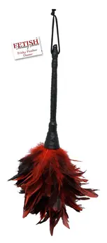 FFS Frisky Feather Duster Intimate Sensation Tool 35.6 cm Black