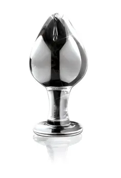 Pipedream Icicles No. 25 Glass Massage Plug 9 cm Transparent