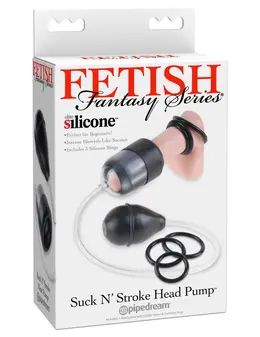 Pipedream FFS Suck N' Stroke Compact Glans Pump System with Rings