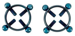 Bad Kitty Blue Moon Adjustable Nipple Jewellery Stainless Steel 2 pcs