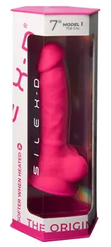 SilexD 7” Model 1 Premium Flexible Silicone Intimate Device, Beige