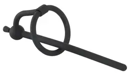 You2Toys Silicone Urethral System with Removable Stopper 12.7 cm Black