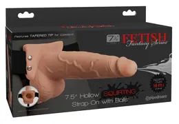 Fetish Fantasy Strap-O 7.5 Inch Adjustable Intimate System, Beige