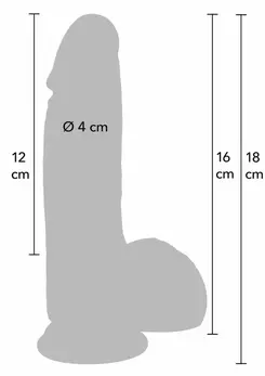 INFERNO by HIDDEN DESIRE Liquid Silicone Model 16 cm Dual-Density