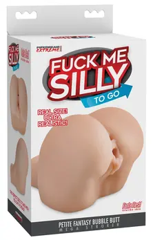 Pipedream Fuck Me Silly To Go Petite Fan Dual-Entry Compact Model 15.9cm