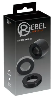 Rebel Ball Stretching Kit 3-Piece Set - Adjustable Silicone Rings