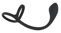 Black Velvets Advanced 3-in-1 Silicone Intimate System 22.5 cm Black