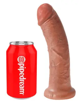 Pipedream King Cock 8 Inch Intimate Model Tan PVC 21.5 cm