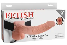 Fetish Fantasy Series 9-Inch Hollow Intimate Extension Harness Black