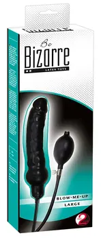 You2Toys Blow Me Up Inflatable Latex Model Black 25cm Adjustable Size