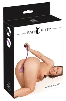 Bad Kitty Anal Balloon Intimate Pump System, Purple, Adjustable Size