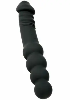 HIDDEN DESIRE EXTREME Dual Sided Anal Vibrator Silicone Black
