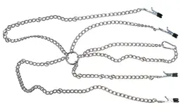 You2Toys Adjustable Metal Chain Harness with Multi-Functional Clamps 60cm