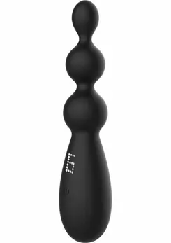 Extreme Triple Thrill Anal Vibrator Silicone 3-Sphere Black 8713221840851