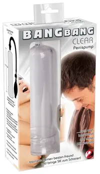 Bang Bang Transparent Vacuum Trainer 20.2 cm Adjustable Cylinder