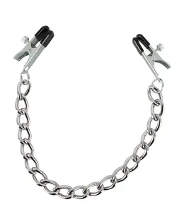 Bad Kitty Adjustable Chain System with Metal Clamps 43.5 cm Silver