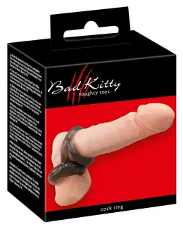 Bad Kitty Elastic Ring System Smoke Grey TPE 3 Sizes Set