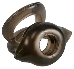 Bad Kitty Elastic Ring System Smoke Grey TPE 3 Sizes Set