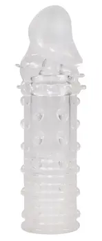 Adonis Extension Transparent Intimate Sleeve, 16 cm, TPE Material