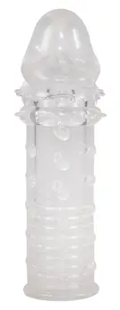 Adonis Extension Transparent Intimate Sleeve, 16 cm, TPE Material