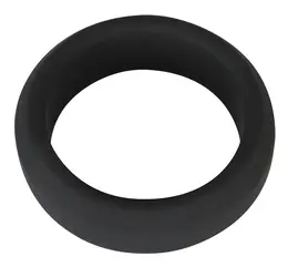 Black Velvets Silicone Ring 3.8 cm Soft Touch Flexible Black