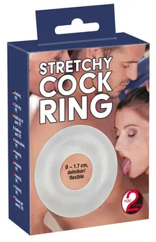 You2Toys Ultra-Stretch Soft Intimate Support Ring, Transparent, TPE