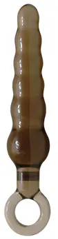 You2Toys Anal Drops Flexible Beaded Plug 19cm PVC Black