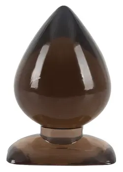 You2Toys Anal Drops Big Plug Black/Transparent 13 cm PVC Ergonomic Design