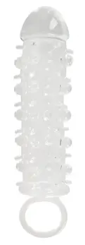 Crystal Clear Intimate Sleeve Extension 11cm Transparent TPE
