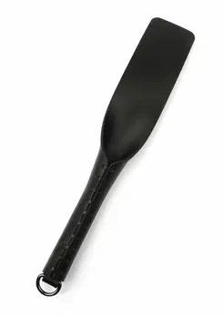 Genuine Leather Slapper II by Rimba - Premium Lace-Up Handle, Black