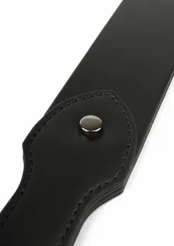 Rimba Genuine Leather Slapper I - Double-Layer Impact Tool, Black